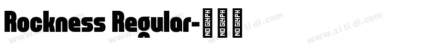 Rockness Regular字体转换